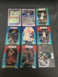 9 Card Lot of SERIAL NUMBERED Sports Cards with Stars and Rookies from HUGE Collection