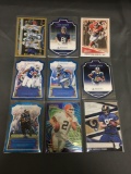 9 Card Lot of SERIAL NUMBERED Sports Cards with Stars and Rookies from HUGE Collection