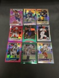 9 Count Lot of PRIZMS & REFRACTORS with ROOKIES & STARS!