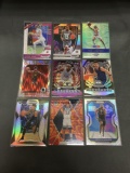 9 Count Lot of PRIZMS & REFRACTORS with ROOKIES & STARS!