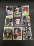 9 Count Lot of Baseball ROOKIE Cards - Future STARS & HALL of FAMERS!