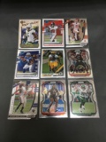 9 Count Lot of Football ROOKIE Cards - Mostly Newer Sets! Hot!