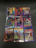 9 Count Lot of PRIZMS & REFRACTORS with ROOKIES & STARS!