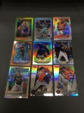 9 Count Lot of PRIZMS & REFRACTORS with ROOKIES & STARS!