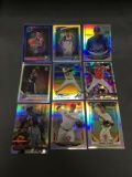 9 Count Lot of PRIZMS & REFRACTORS with ROOKIES & STARS!