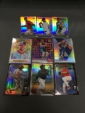 9 Count Lot of PRIZMS & REFRACTORS with ROOKIES & STARS!