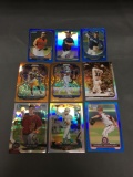 9 Count Lot of PRIZMS & REFRACTORS with ROOKIES & STARS!