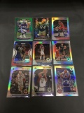 9 Count Lot of PRIZMS & REFRACTORS with ROOKIES & STARS!