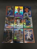 9 Count Lot of PRIZMS & REFRACTORS with ROOKIES & STARS!