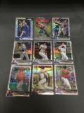 9 Count Lot of PRIZMS & REFRACTORS with ROOKIES & STARS!