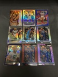 9 Count Lot of PRIZMS & REFRACTORS with ROOKIES & STARS!