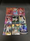 9 Count Lot of PRIZMS & REFRACTORS with ROOKIES & STARS!