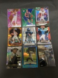 9 Count Lot of PRIZMS & REFRACTORS with ROOKIES & STARS!
