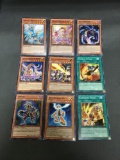 9 Card Lot of Gold Symbol 1st Edition YUGIOH Card - Mostly Older Sets - From Huge Collection Find!