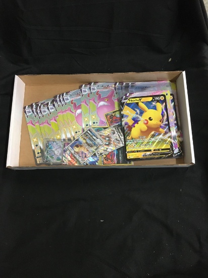 Huge Collection of Pokemon Crobat Vmax Jumbo Cards and Various Foils from Collection