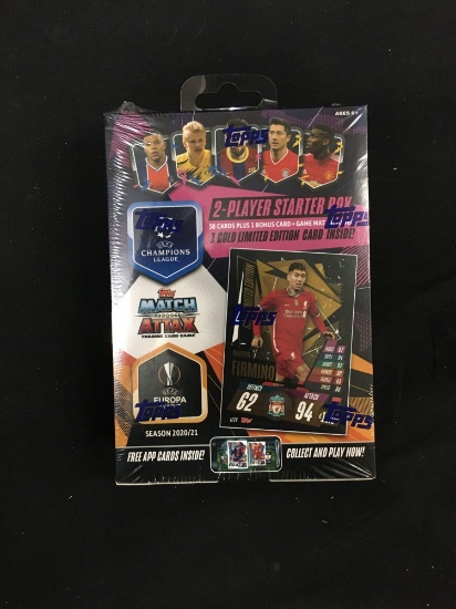Factory Sealed 2020-21 Topps Match Attax UEFA Champions League Soccer Cards Box