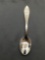 St. Louis Themed 4.5in Long 1in Wide Signed Designer Sterling Silver Collectible Spoon