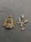Lot of Two Angel Themed Fashion Pendants
