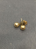 Round 5mm Ball Design Pair of 14kt Gold Filled Stud Earrings