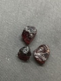 Lot of Rough Red Garnet Gemstones - Madagascar