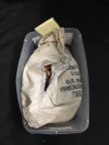 Bank Bag of United States Pennies from Estate - Unsearched - $50 Face Value (SPLIT OPEN)