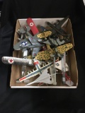 Mixed Lot of Large Airplane Models - Metal Schabak - LOCAL PICKUP ONLY from Estate
