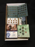 Collection of United States and Canadian Proof Sets, Indian Head Pennies & More Coins from Estate