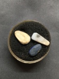 Lot of Three Various Size & Shape Loose Opal Gemstones