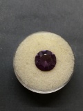Round Faceted 10mm Loose Purple Spinel Gemstone