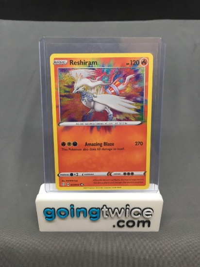 RESHIRAM AMAZING RARE Shining Fates Pokemon Card #017/072