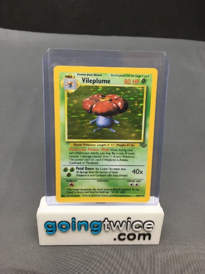 1999 Pokemon Jungle Unlimited #15 VILEPLUME Holofoil Rare Trading Card