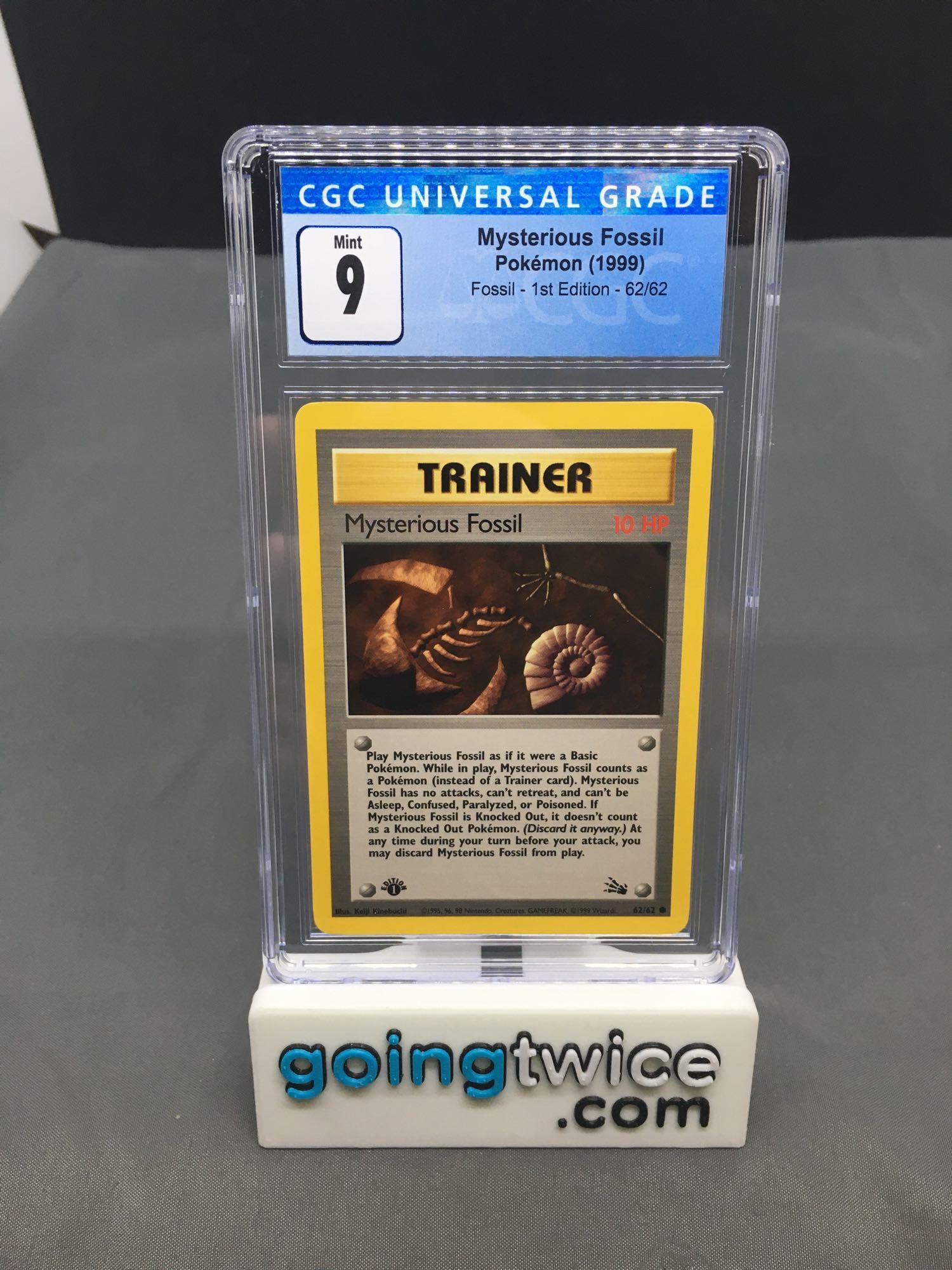 CGC Graded 1999 Pokemon Fossil 1st Edition #62 | Proxibid