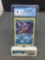 CGC Graded 2000 Pokemon Team Rocket 1st Edition #25 DARK GYARADOS Rare Trading Card - MINT 9