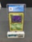 CGC Graded 2000 Pokemon Team Rocket 1st Edition #70 ZUBAT Trading Card - MINT 9