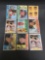9 Card Lot of 1960 Topps Vintage Baseball Cards from Collection
