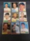 9 Card Lot of 1961 Topps Vintage Baseball Cards from Collection