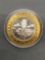 .999 Fine Silver Rio Casino Las Vegas Nevada $10 Gaming Token Coin - Silver Bullion
