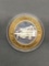 .999 Fine Silver Silver Legacy Casino Reno Nevada $10 Gaming Token Coin - Silver Bullion