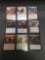 9 Card Lot of Magic the Gathering GOLD SYMBOL RARE CARDS From Collection