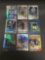 9 Card Lot of FOOTBALL ROOKIE CARDS - Mostly Newer Sets and Stars and Hall of Famers! WOW!