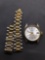 Silver and Gold Toned ROLEX DATEJUST Women's Watch - Detached Band