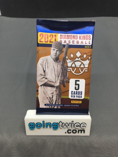 Factory Sealed 2021 Panini DIAMOND KINGS Baseball 5 Card Pack