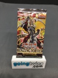 Factory Sealed YuGiOh BLAZING VORTEX 1st Edition English 9 Card Booster Pack