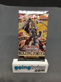 Factory Sealed YuGiOh BLAZING VORTEX 1st Edition English 9 Card Booster Pack