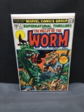 1972 Marvel Comics SUPERNATURAL THRILLERS #3 feat The Valley of the WORM Bronze Age Comic Book