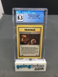 CGC Graded 1999 Pokemon Fossil 1st Edition #62 MYSTERIOUS FOSSIL Trading Card - NM-MT+ 8.5