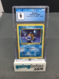 CGC Graded 2000 Pokemon Team Rocket 1st Edition #68 SQUIRTLE Trading Card - MINT 9