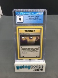 CGC Graded 2000 Pokemon Team Rocket 1st Edition #73 THE BOSS'S WAY Trading Card - MINT 9