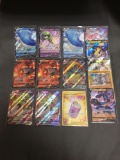 15 Card Lot of Ultra Rare Pokemon Trading Cards - Mostly Modern - V, GX, EX and More!
