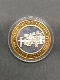 .999 Fine Silver Silver Legacy Casino Reno Nevada $10 Gaming Token Coin - Silver Bullion